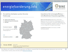 Tablet Screenshot of energiefoerderung.info